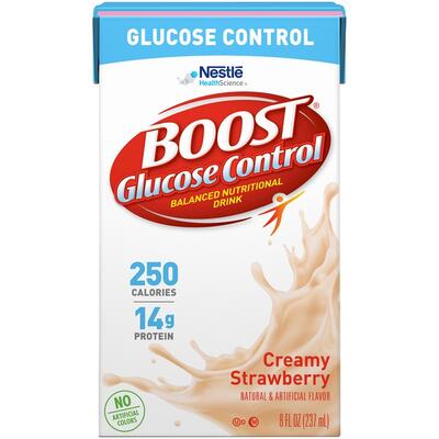 Boost Glucose Control Strawberry Brikpak  8oz