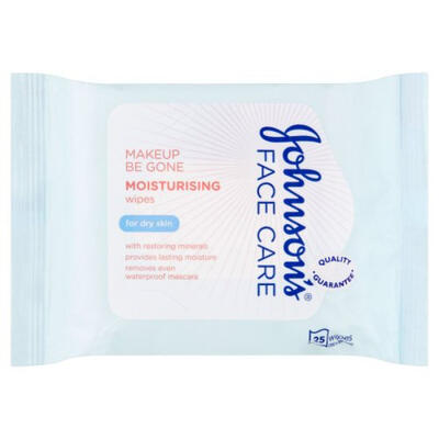 Johnson's Face Care Moisturising Wipes 25 count