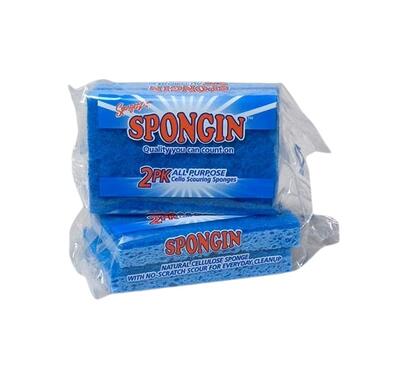 Squeegee Spongin All Purpose Scouring Sponges 2 pack