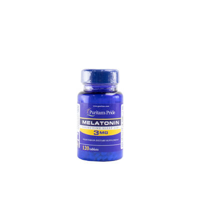 Puritan's Pride Melatonin Sleep Aid 120ct 3mg