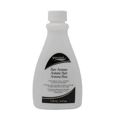 Super Nail Pure Acetone Polish Remover 4 oz