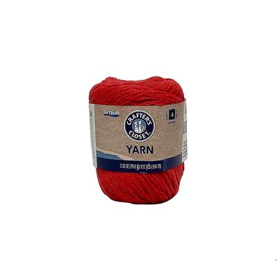 Artskills Crafter's Closet Yarn Red 120 yards