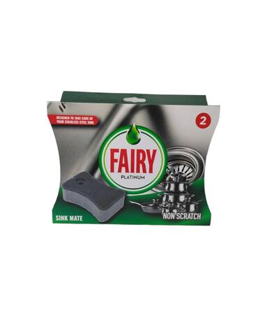 Fairy Platinum Scourer Sponge 2pk