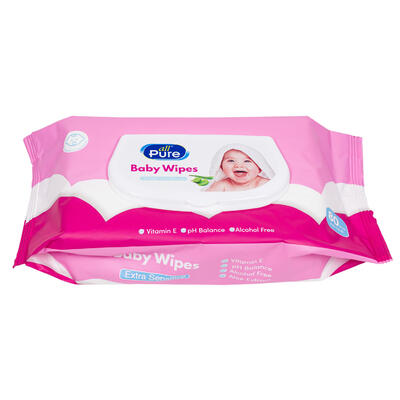 All Pure Powder Baby Wipes 8ct