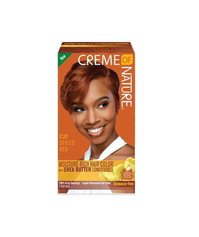 Creme Of Nature Liquid Hair Color Spiced Red #32 1 application