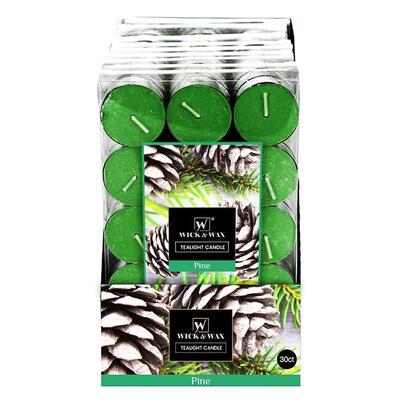 Wick & Wax Tealight Candles Pine