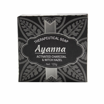 Ayanna Charcoal & Witch Hazel Soap 120g