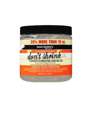 Aunt Jackie's Don't Shrink Flax Seed Curl Gel 18oz