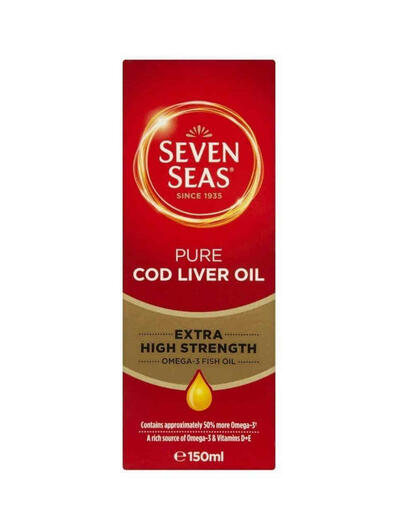 Seven Seas Cod Liver Oil Maximum Strength 150ml