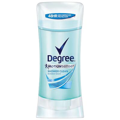 Degree Motion Sense Invisible Solid Deodorant Shower Clean 2.6oz