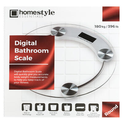 Homestyle Essentials Digital Bathroom Scale