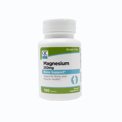 QC Magnesium 250 mg Bone Support 100 Tablets