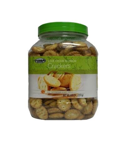 Sour Cream & Onion Mini Cracker Tub 8oz