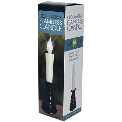Fake-Flame Taper Candle