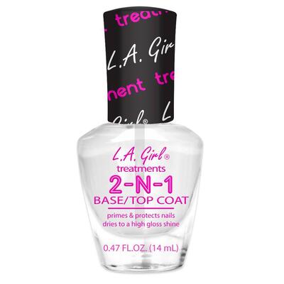 L.A Girl Nail Treatment 2-N-1 Base & Topcoat  0.47oz