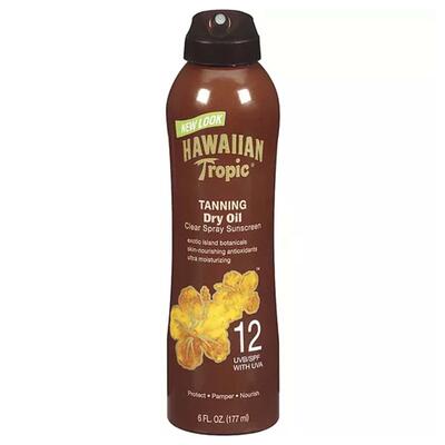 Hawaiian Tanning Dry Oil SPF12 6oz