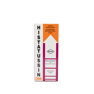 Histatussin DM Cough Suppressant Respiratory Decongestant 125ml