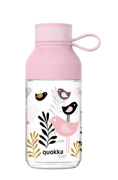 Quokka Kids Ecozen Strap Birds Bottle 1 count