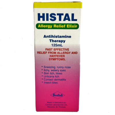 Histal Elixir Allergy Antihistamine 125ml