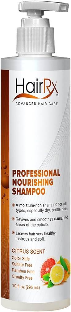 HairRx Professional Nourishing Shampoo Citrus Shampoo 10oz