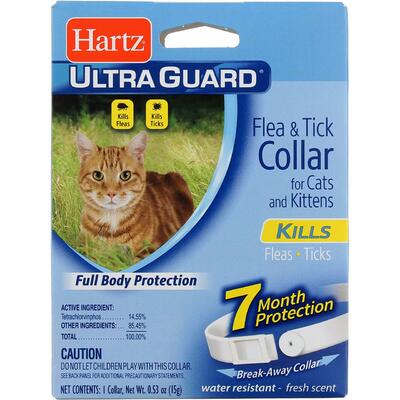 Hartz Ultraguard Flea & Tick Cat & Kitten White Collar