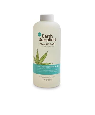 Earth Supplied Foam Bath Essential Oil Eucalyptus 2pk 34oz