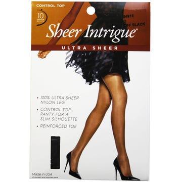 Sheer Intrigue Ultra Sheer Black D Off Black 1 piece