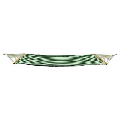 Texsport Surfside Extra-Wide Double Hammock Green & White 1 count