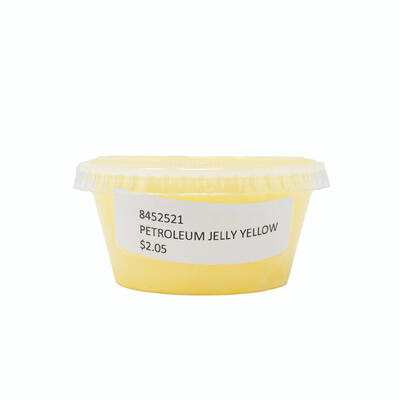 Petroleum Jelly Yellow 3 1/4 oz cups