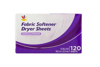 Fabric Softner Sheets 120ct Vanilla Lavender