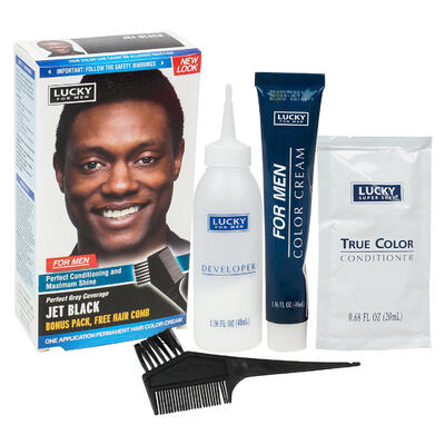 LUCKY HAIR COLOR MENS JET BLK