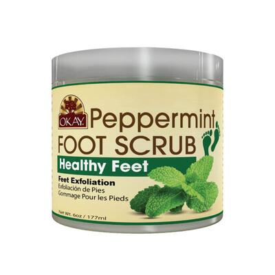 Okay Foot Scrub Peppermint 6oz