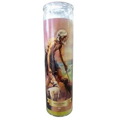 7 Days San Lazaro Yellow Candle