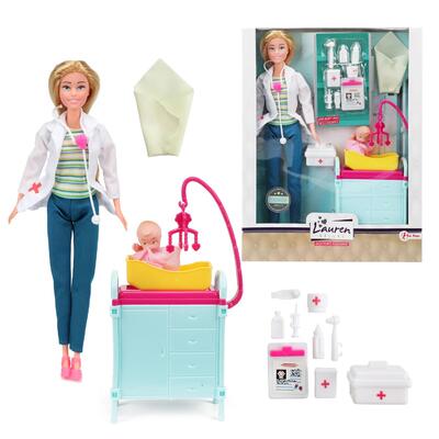 Lauren Deluxe Doctor Doll Set