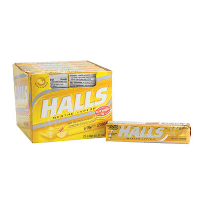 HALLS HONEY LEMON 20'S