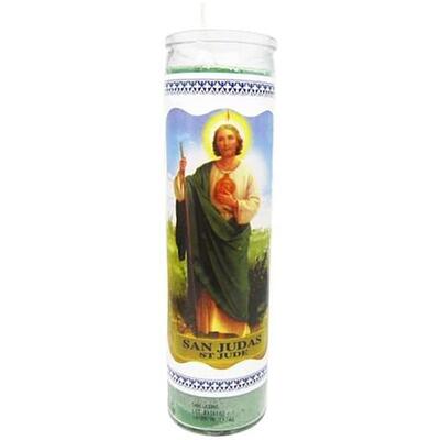 7 Days San Judas Green Candle