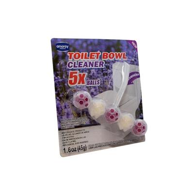Scrub Free Toilet Bowl Balls Cleaner Lavender 5 count