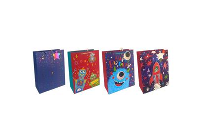 Paper Bag Astro-Bot Medium Assorted 1 count