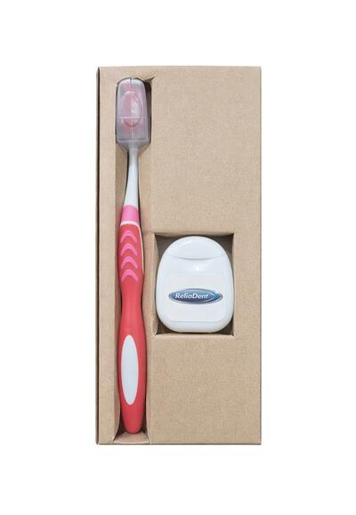 Reliadent Adult Tooth Brush And Dental Floss