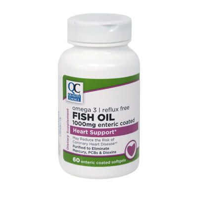 QC Fish Oil 1000mg 60ct