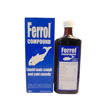 Ferrol Compound Lqiuid Tonic Cough & Cold Remedy 500ml