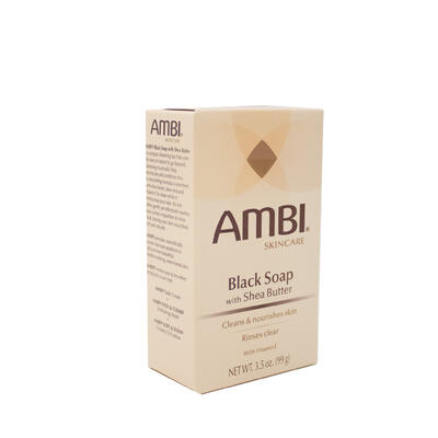 Ambi Skincare Black Soap with Shea Butter 3.5 oz