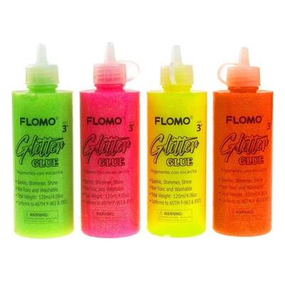 Flomo Neon Glitter Glue