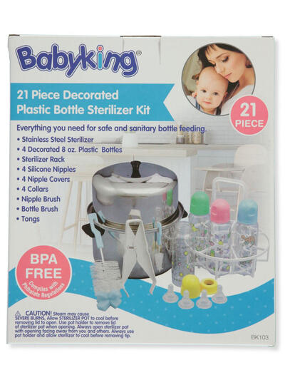 Babyking Plastic Bottle Sterilizer 21 count