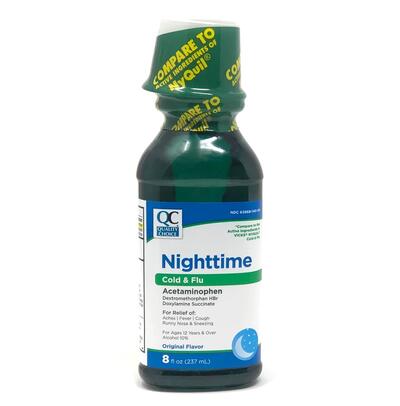 Quality Choice Night Time Cold & Flu 8oz