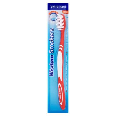 Wisdom Addis Smokers Toothbrush Extra Hard 1 count