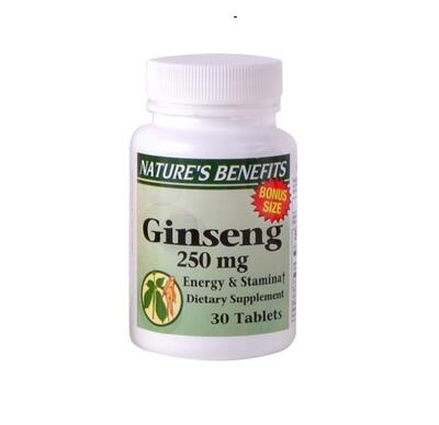 NATURES BENEFITS GINSENG 250