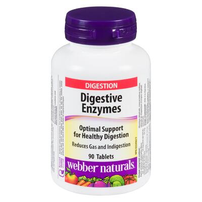 Webber Naturals Digestive Enzymes 90 Tabs