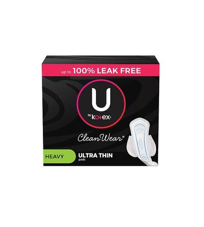 Kotex Clean Wear Ultra Thin Pads Heavy 14 count