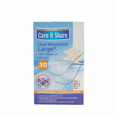 30ct Clear Waterproof Bandages